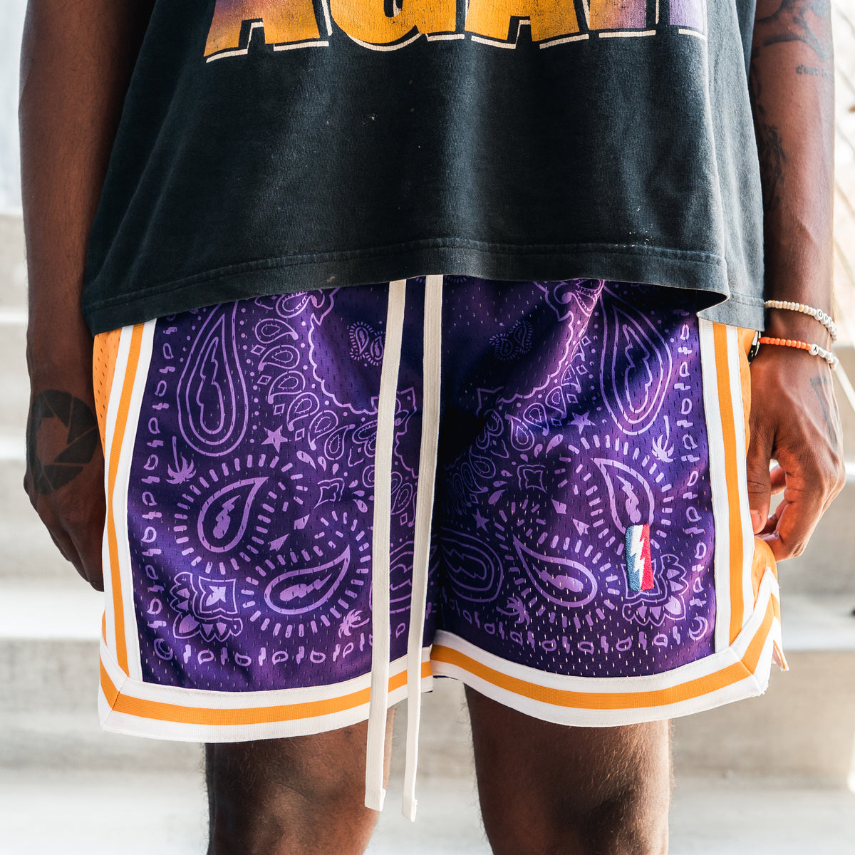 Collect And Select Denver Nuggets Swingman Basketball Shorts Trillest Size  XS